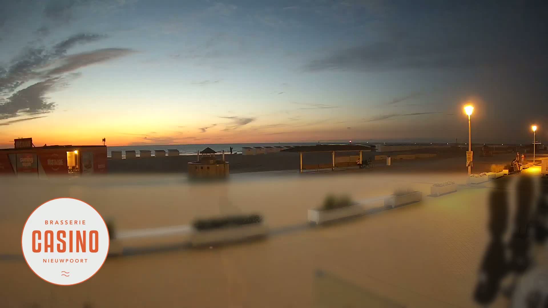 Nieuwpoort, Groenendijk Strand Beach Live Cam - Veurne (Furnes), West Flanders (Flandre-Occidentale), Flemish (Flamande), Belgium