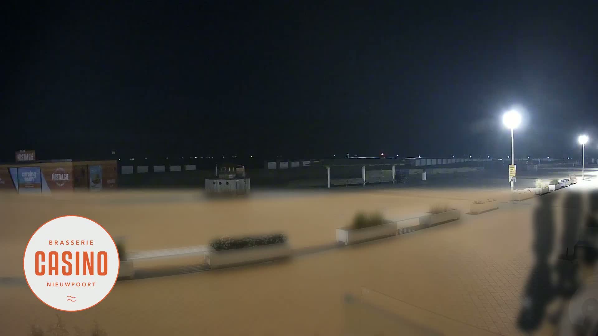 Nieuwpoort, Groenendijk Strand Beach Live Cam - Veurne (Furnes), West Flanders (Flandre-Occidentale), Flemish (Flamande), Belgium