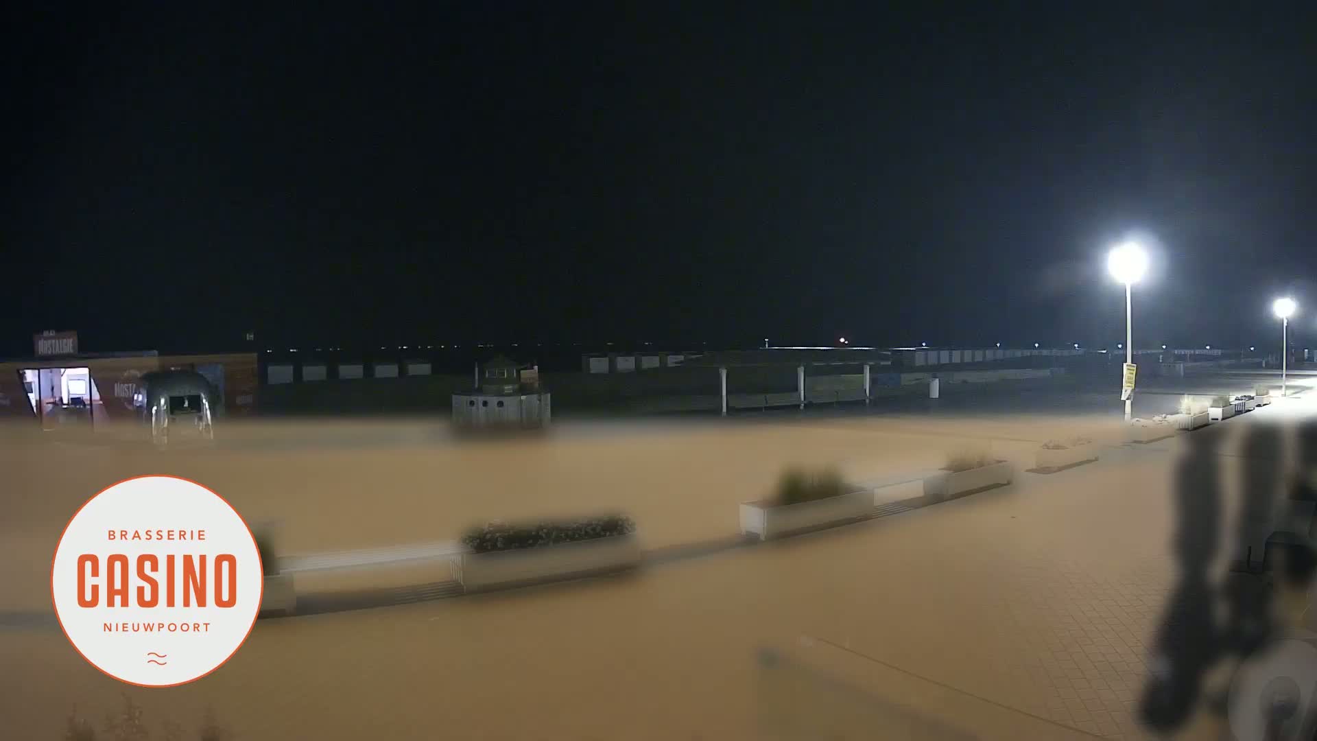 Nieuwpoort, Groenendijk Strand Beach Live Cam - Veurne (Furnes), West Flanders (Flandre-Occidentale), Flemish (Flamande), Belgium