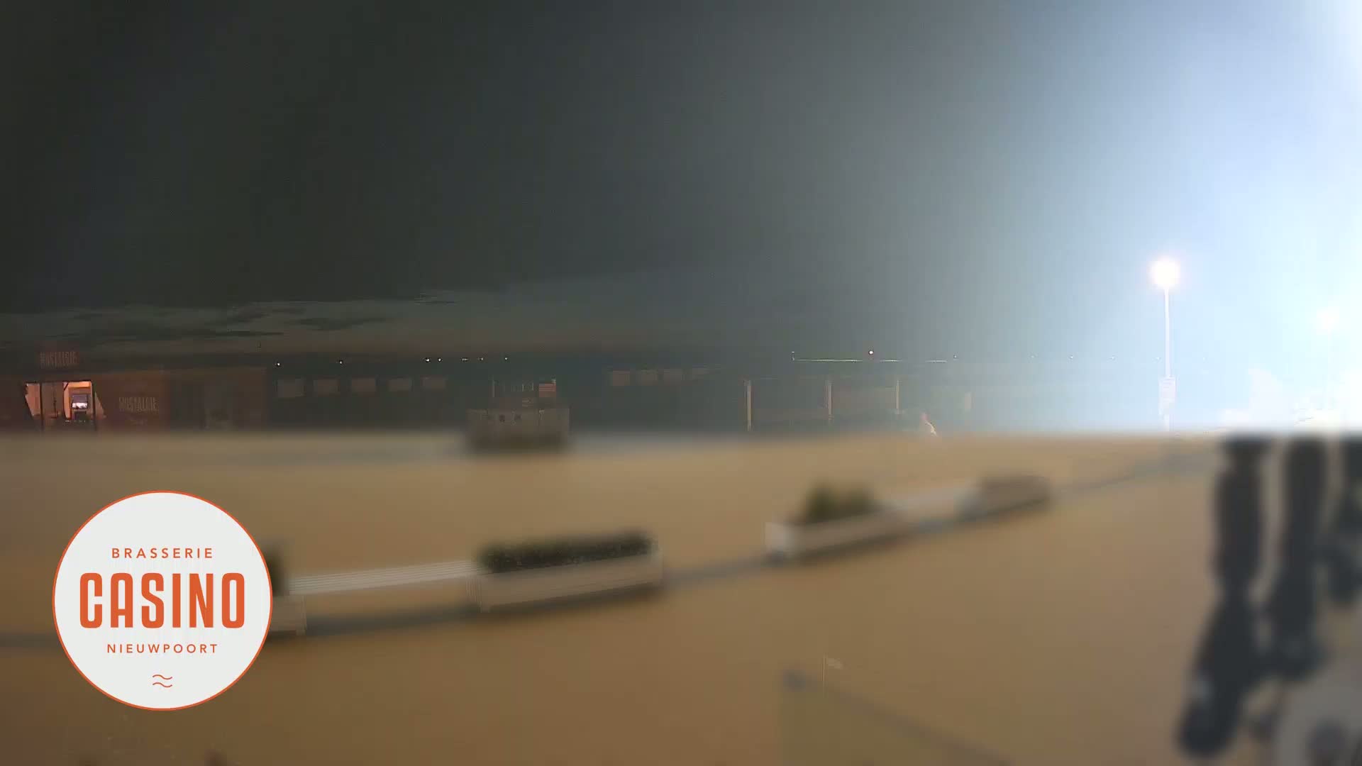 Nieuwpoort, Groenendijk Strand Beach Live Cam - Veurne (Furnes), West Flanders (Flandre-Occidentale), Flemish (Flamande), Belgium