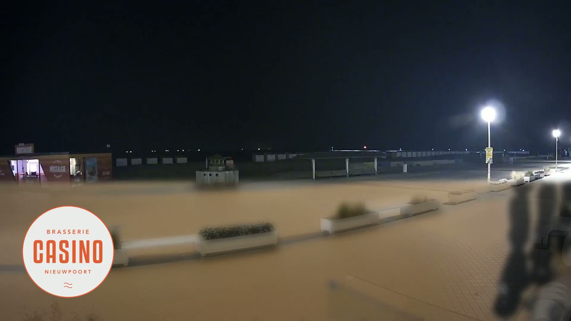 Nieuwpoort, Groenendijk Strand Beach Live Cam - Veurne (Furnes), West Flanders (Flandre-Occidentale), Flemish (Flamande), Belgium