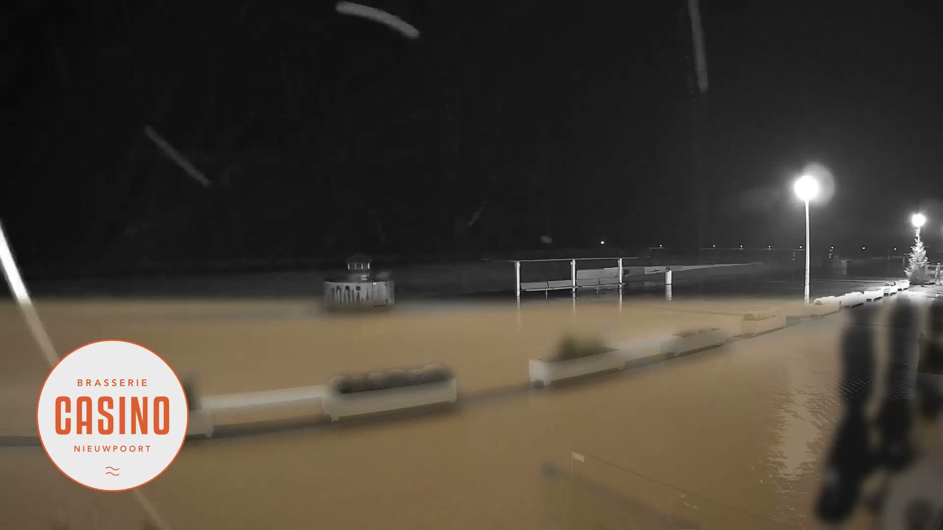 Nieuwpoort, Groenendijk Strand Beach Live Cam - Veurne (Furnes), West Flanders (Flandre-Occidentale), Flemish (Flamande), Belgium