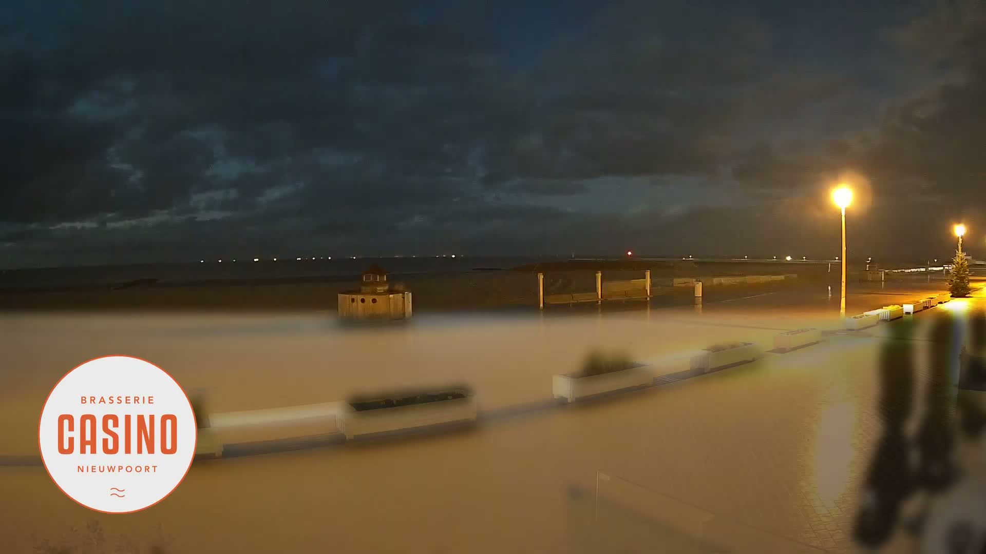 Nieuwpoort, Groenendijk Strand Beach Live Cam - Veurne (Furnes), West Flanders (Flandre-Occidentale), Flemish (Flamande), Belgium