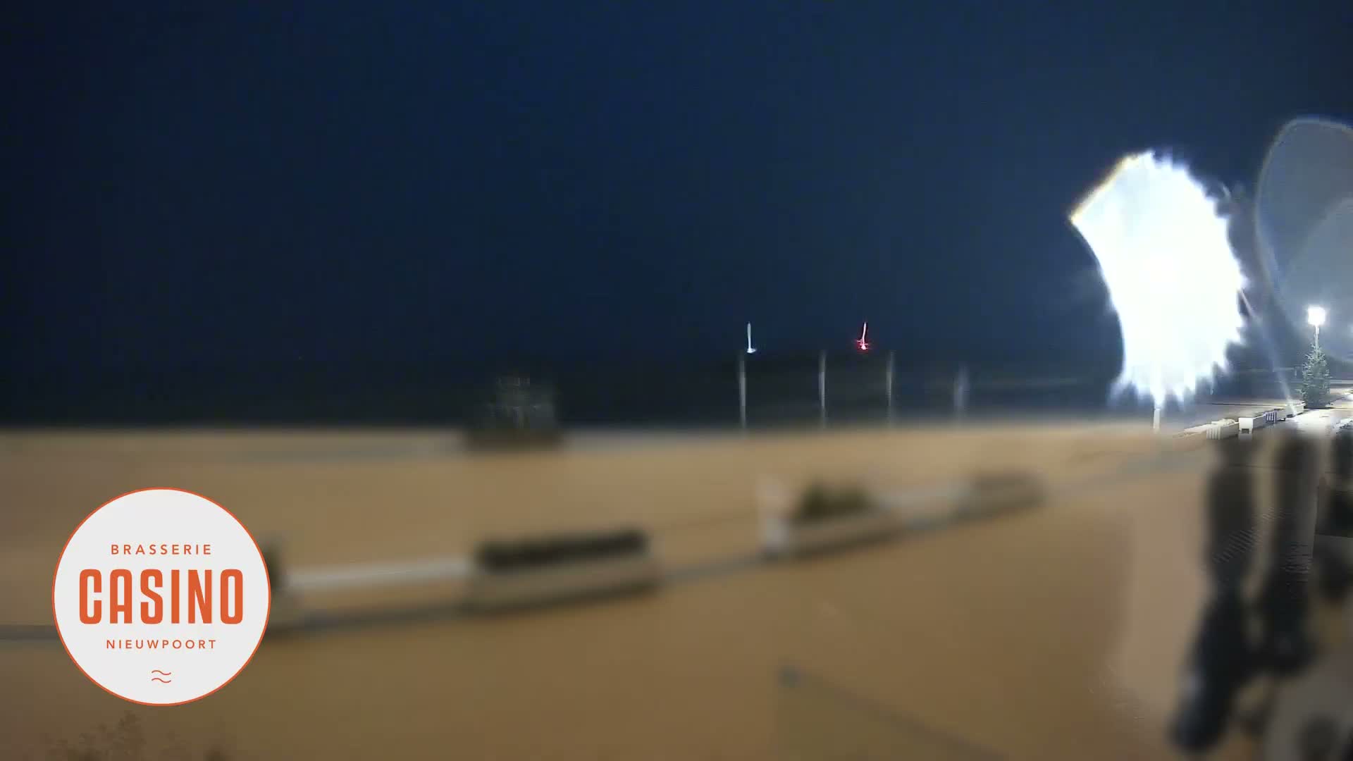 Nieuwpoort, Groenendijk Strand Beach Live Cam - Veurne (Furnes), West Flanders (Flandre-Occidentale), Flemish (Flamande), Belgium