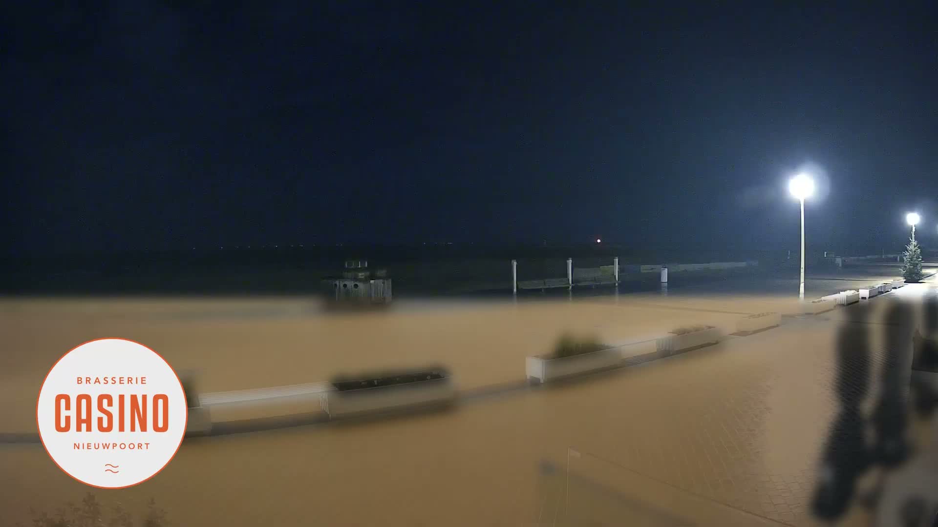 Nieuwpoort, Groenendijk Strand Beach Live Cam - Veurne (Furnes), West Flanders (Flandre-Occidentale), Flemish (Flamande), Belgium