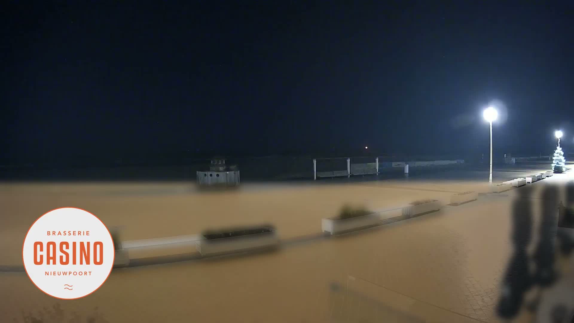 Nieuwpoort, Groenendijk Strand Beach Live Cam - Veurne (Furnes), West Flanders (Flandre-Occidentale), Flemish (Flamande), Belgium