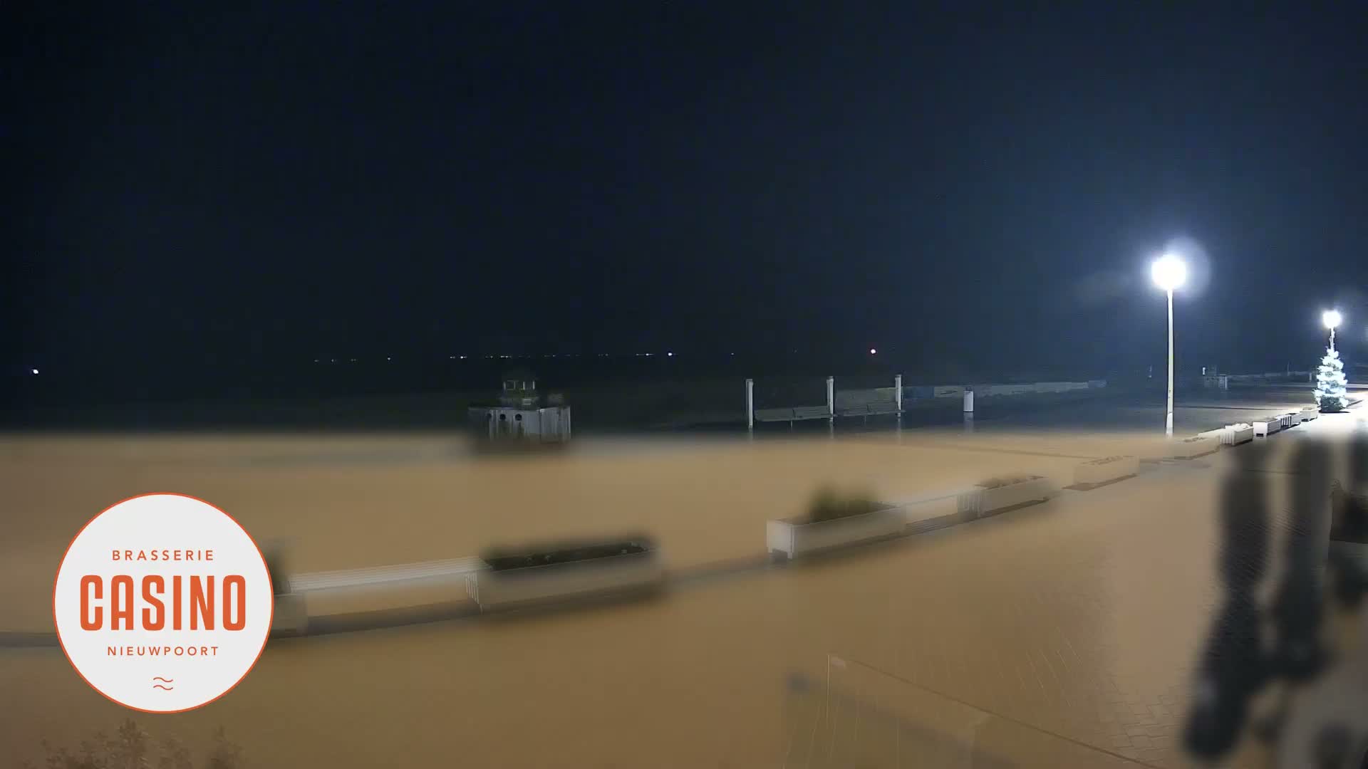 Nieuwpoort, Groenendijk Strand Beach Live Cam - Veurne (Furnes), West Flanders (Flandre-Occidentale), Flemish (Flamande), Belgium