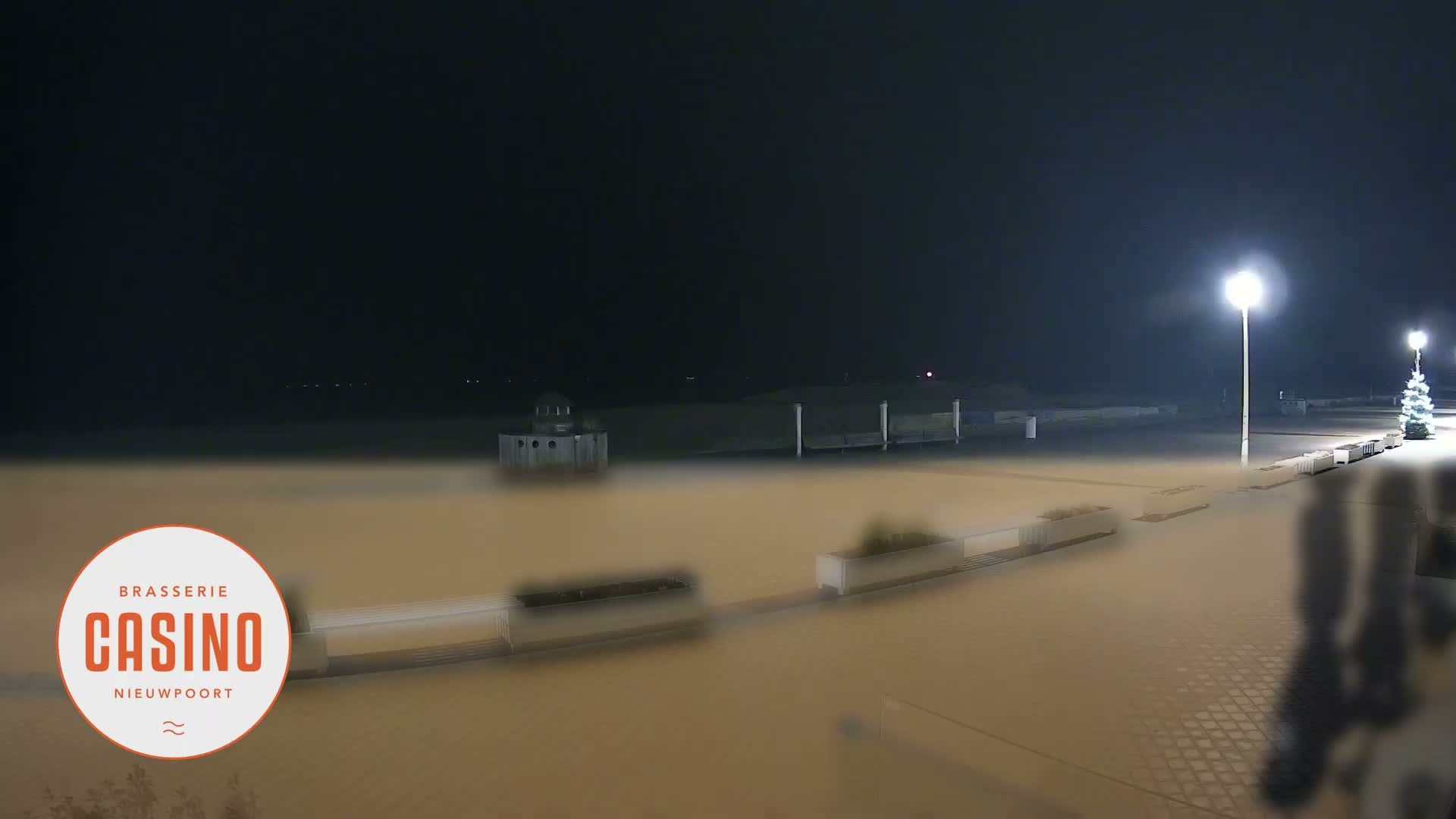 Nieuwpoort, Groenendijk Strand Beach Live Cam - Veurne (Furnes), West Flanders (Flandre-Occidentale), Flemish (Flamande), Belgium