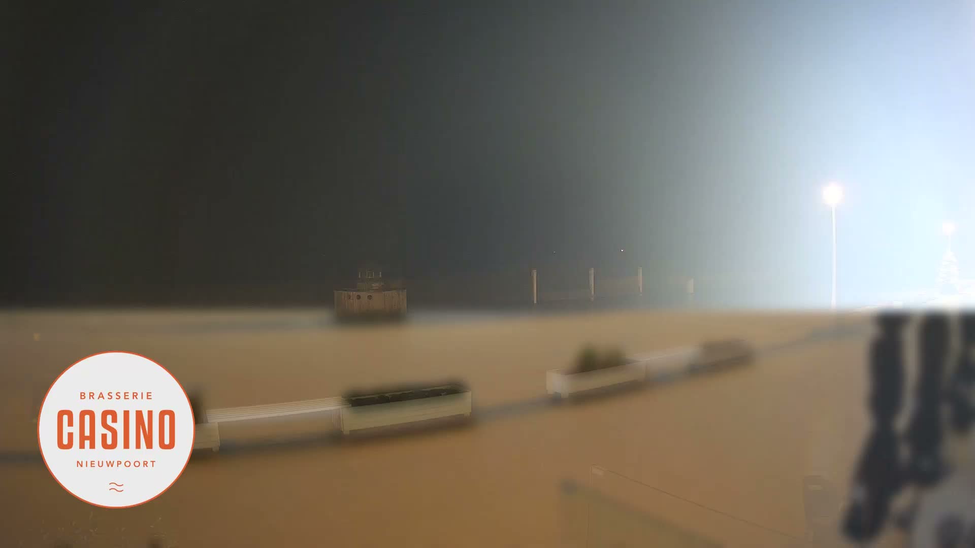 Nieuwpoort, Groenendijk Strand Beach Live Cam - Veurne (Furnes), West Flanders (Flandre-Occidentale), Flemish (Flamande), Belgium