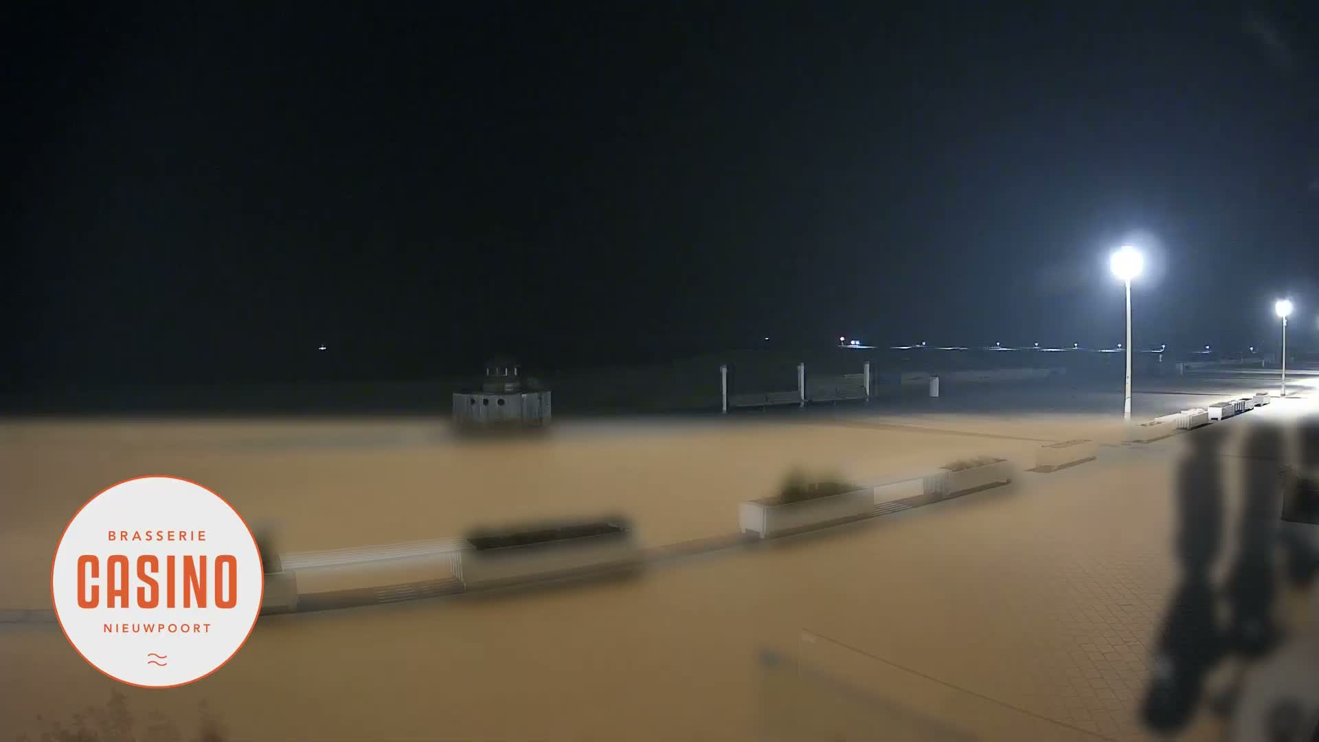 Nieuwpoort, Groenendijk Strand Beach Live Cam - Veurne (Furnes), West Flanders (Flandre-Occidentale), Flemish (Flamande), Belgium