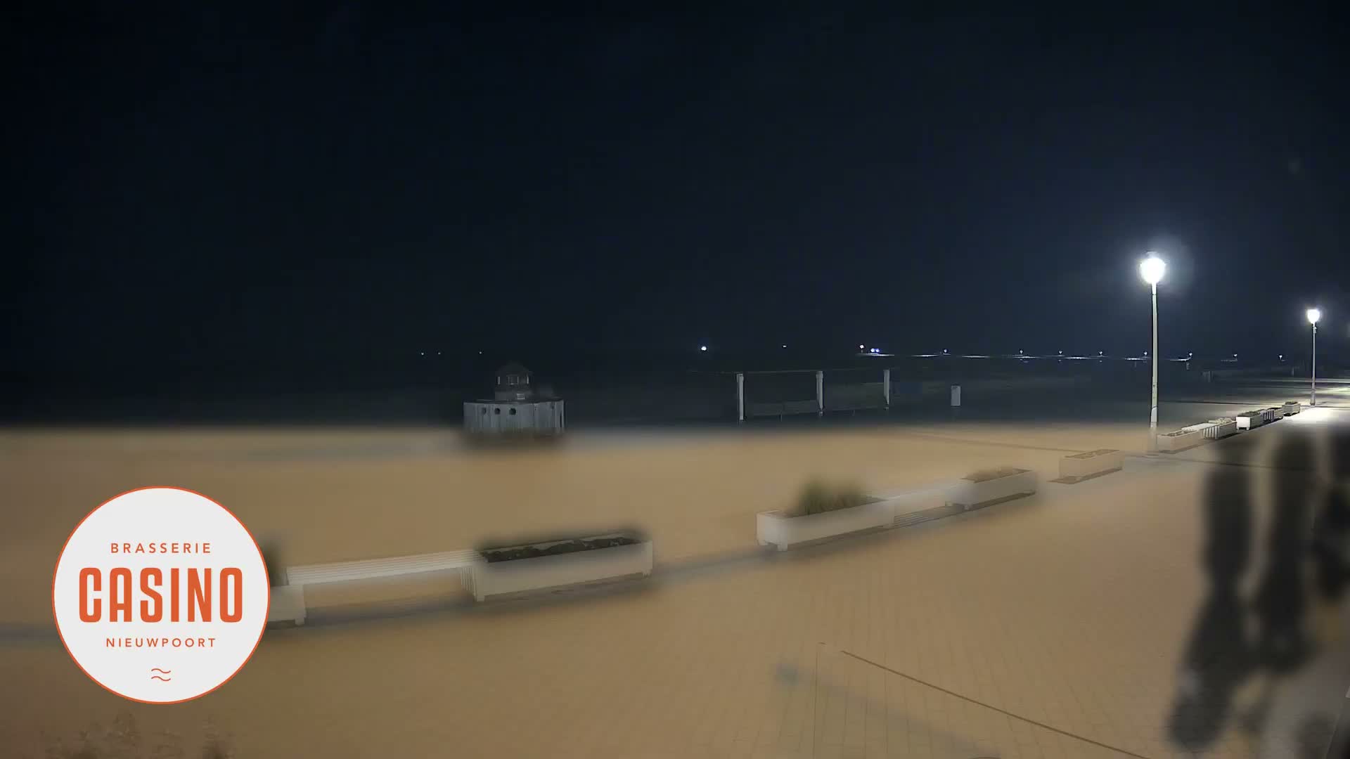 Nieuwpoort, Groenendijk Strand Beach Live Cam - Veurne (Furnes), West Flanders (Flandre-Occidentale), Flemish (Flamande), Belgium