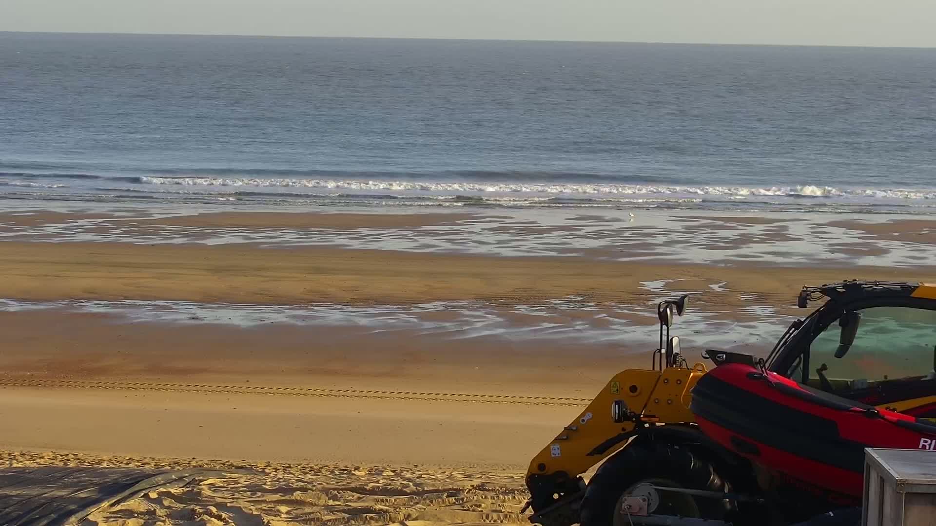 Knokke-Heist, Strand Het Zoute Beach Live Cam - Bruges, West Flanders (Flandre-Occidentale), Flemish (Flamande), Belgium