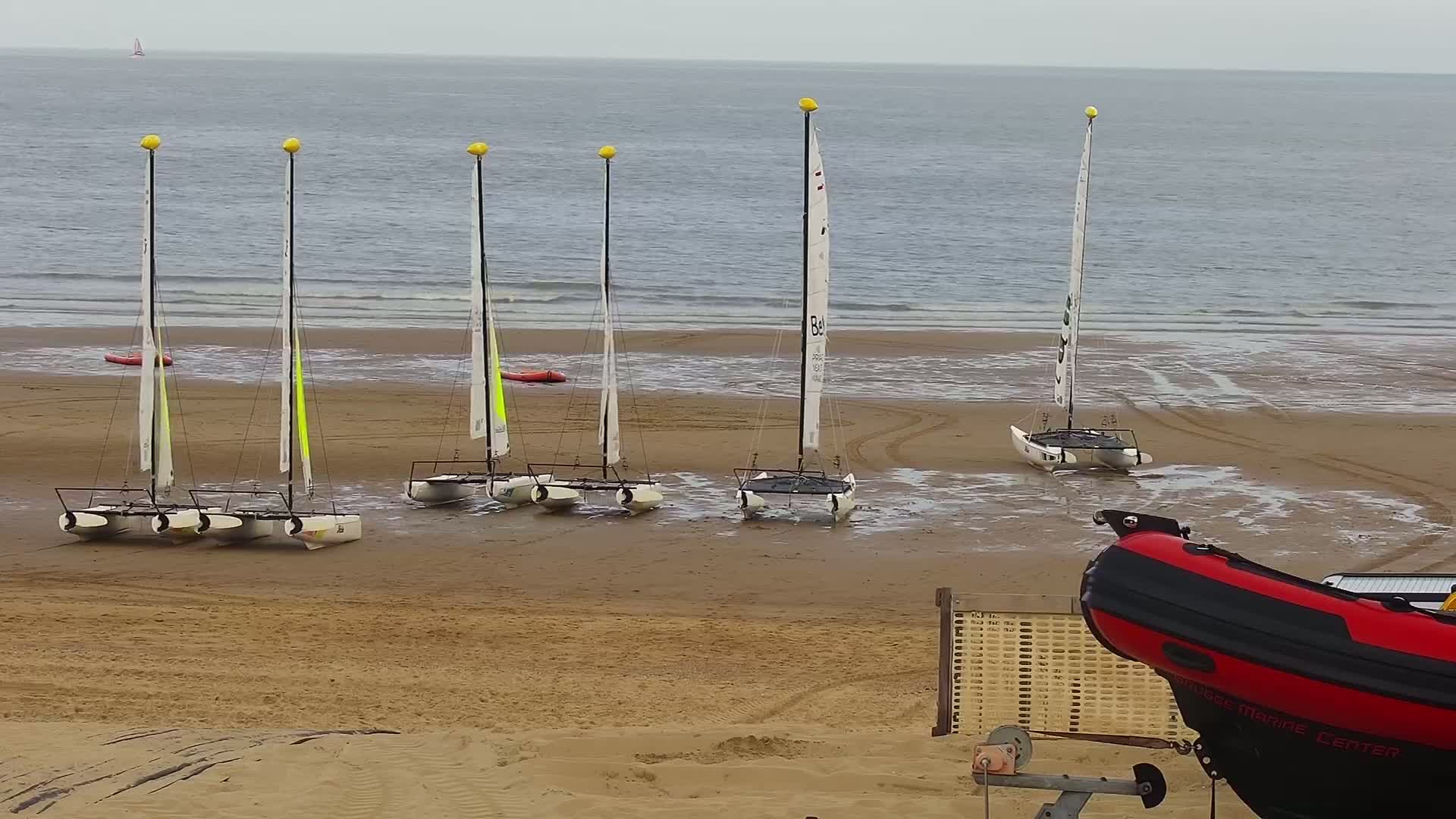 Knokke-Heist, Strand Het Zoute Beach Live Cam - Bruges, West Flanders (Flandre-Occidentale), Flemish (Flamande), Belgium