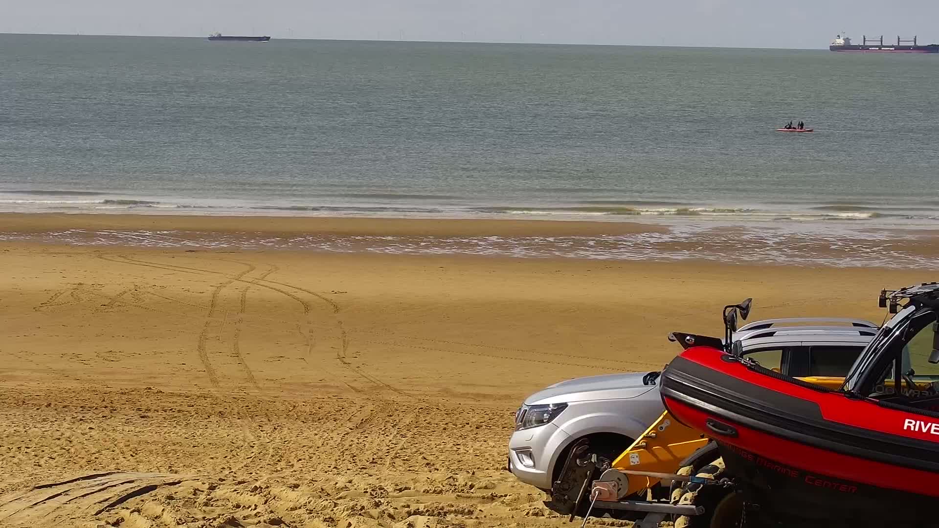 Knokke-Heist, Strand Het Zoute Beach Live Cam - Bruges, West Flanders (Flandre-Occidentale), Flemish (Flamande), Belgium
