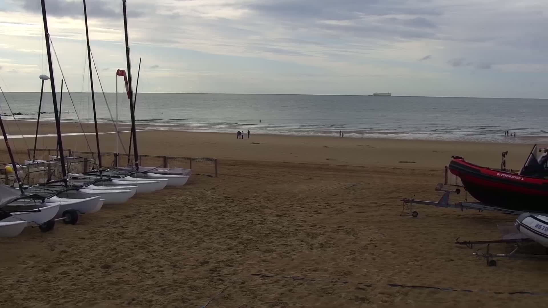 Knokke-Heist, Strand Het Zoute Beach Live Cam - Bruges, West Flanders (Flandre-Occidentale), Flemish (Flamande), Belgium