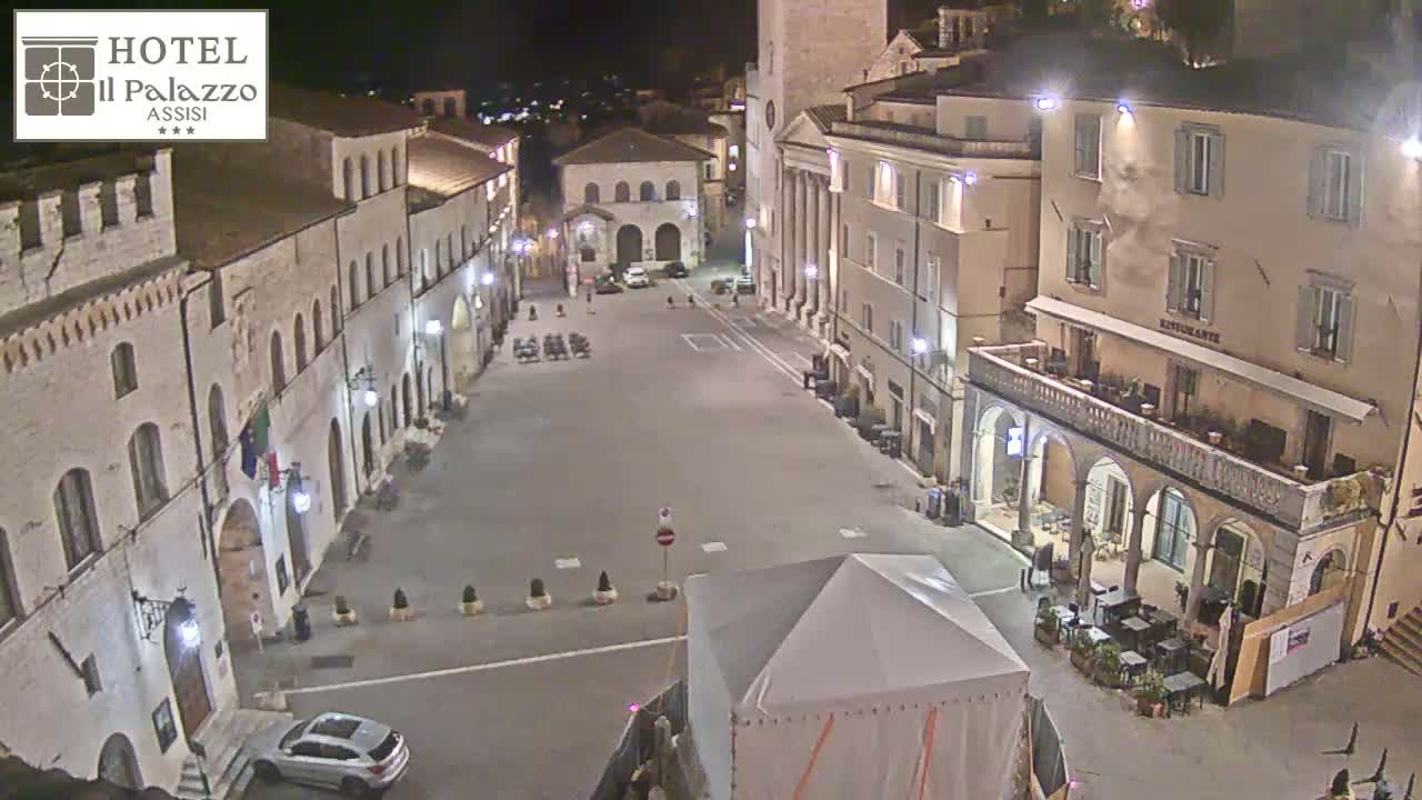 Assisi Piazza del Comune Square - Perugia, Umbria, Italy