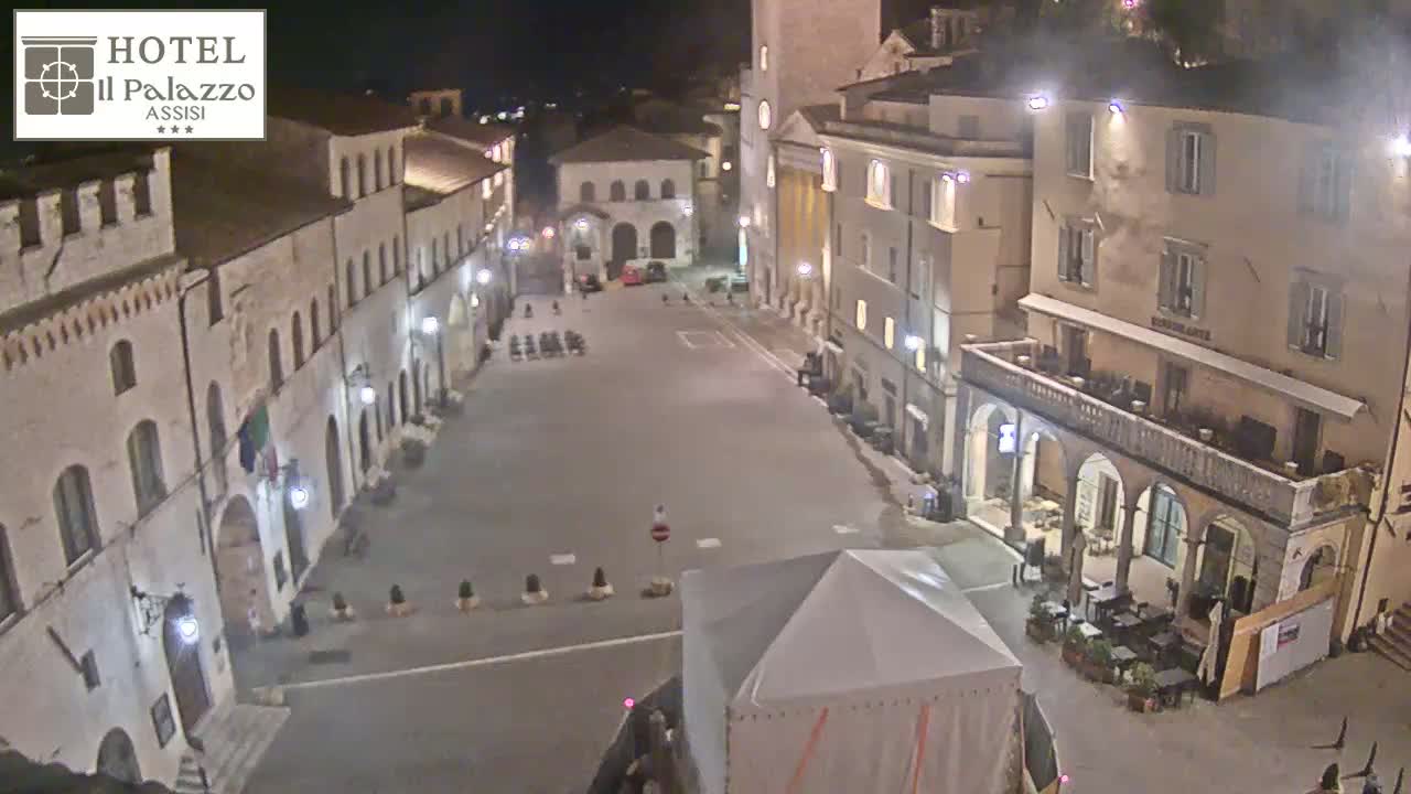 Assisi Piazza del Comune Square - Perugia, Umbria, Italy
