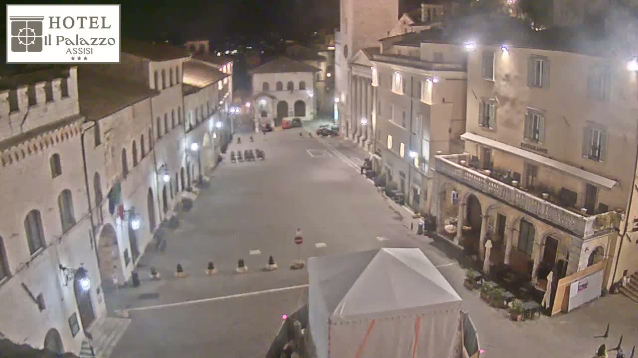 Assisi Piazza del Comune Square - Perugia, Umbria, Italy
