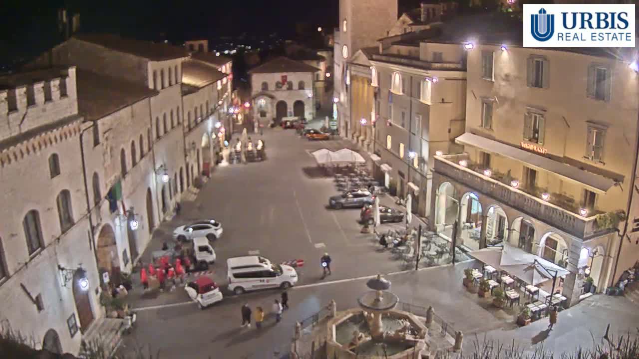 Assisi Piazza del Comune Square - Perugia, Umbria, Italy