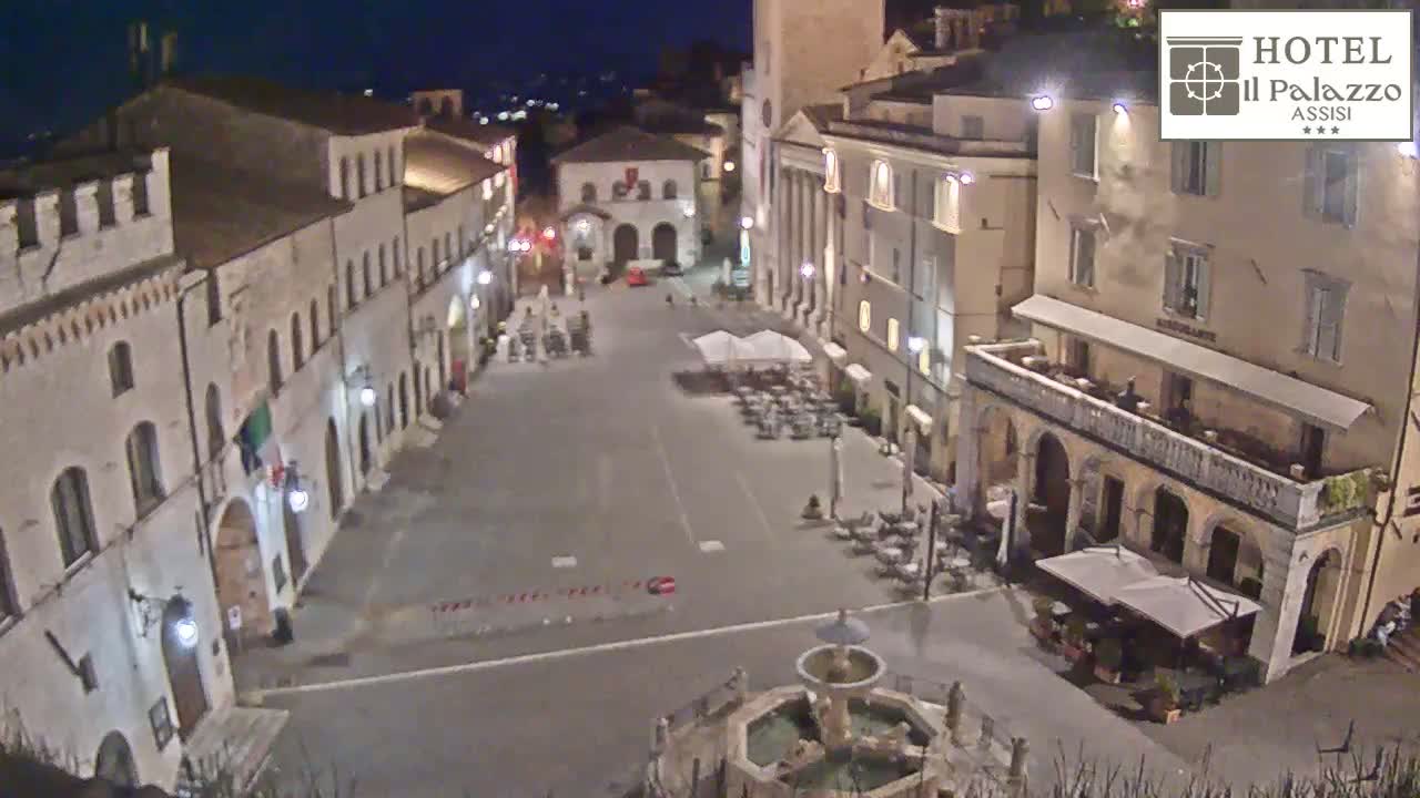 Assisi Piazza del Comune Square - Perugia, Umbria, Italy