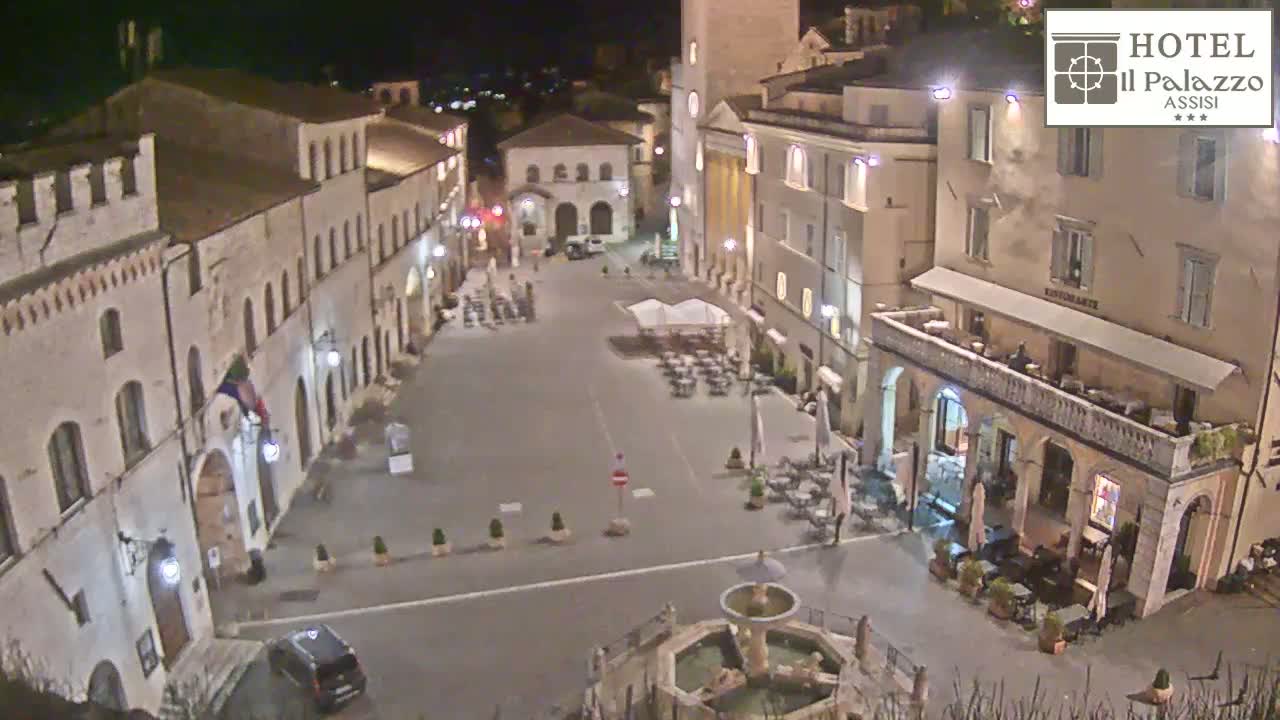Assisi Piazza del Comune Square - Perugia, Umbria, Italy