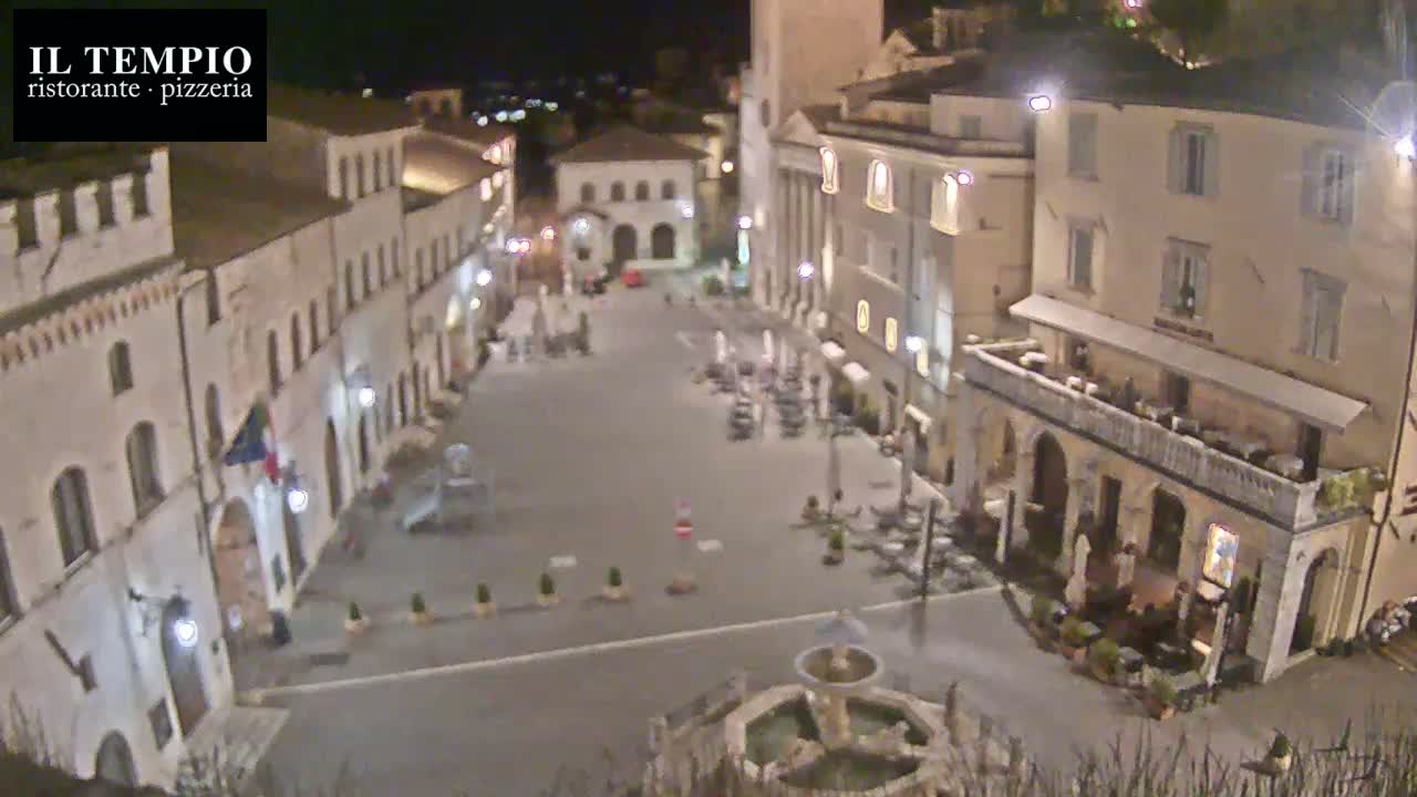 Assisi Piazza del Comune Square - Perugia, Umbria, Italy