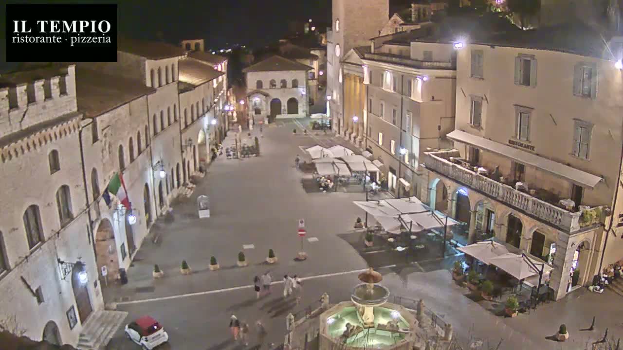 Assisi Piazza del Comune Square - Perugia, Umbria, Italy