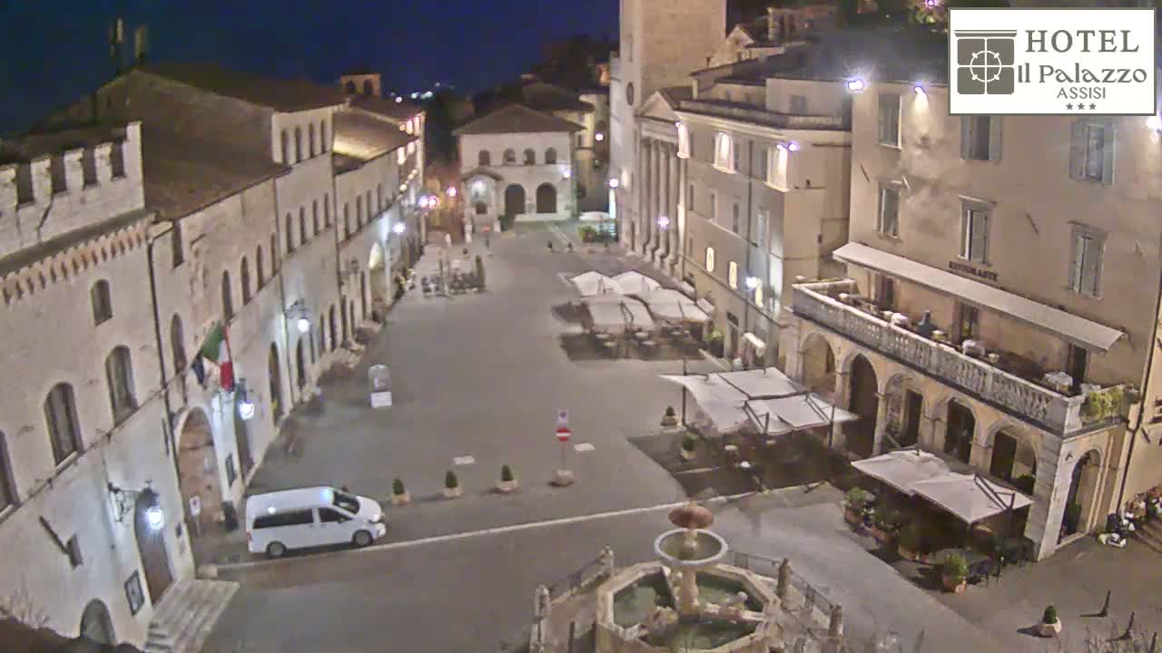 Assisi Piazza del Comune Square - Perugia, Umbria, Italy