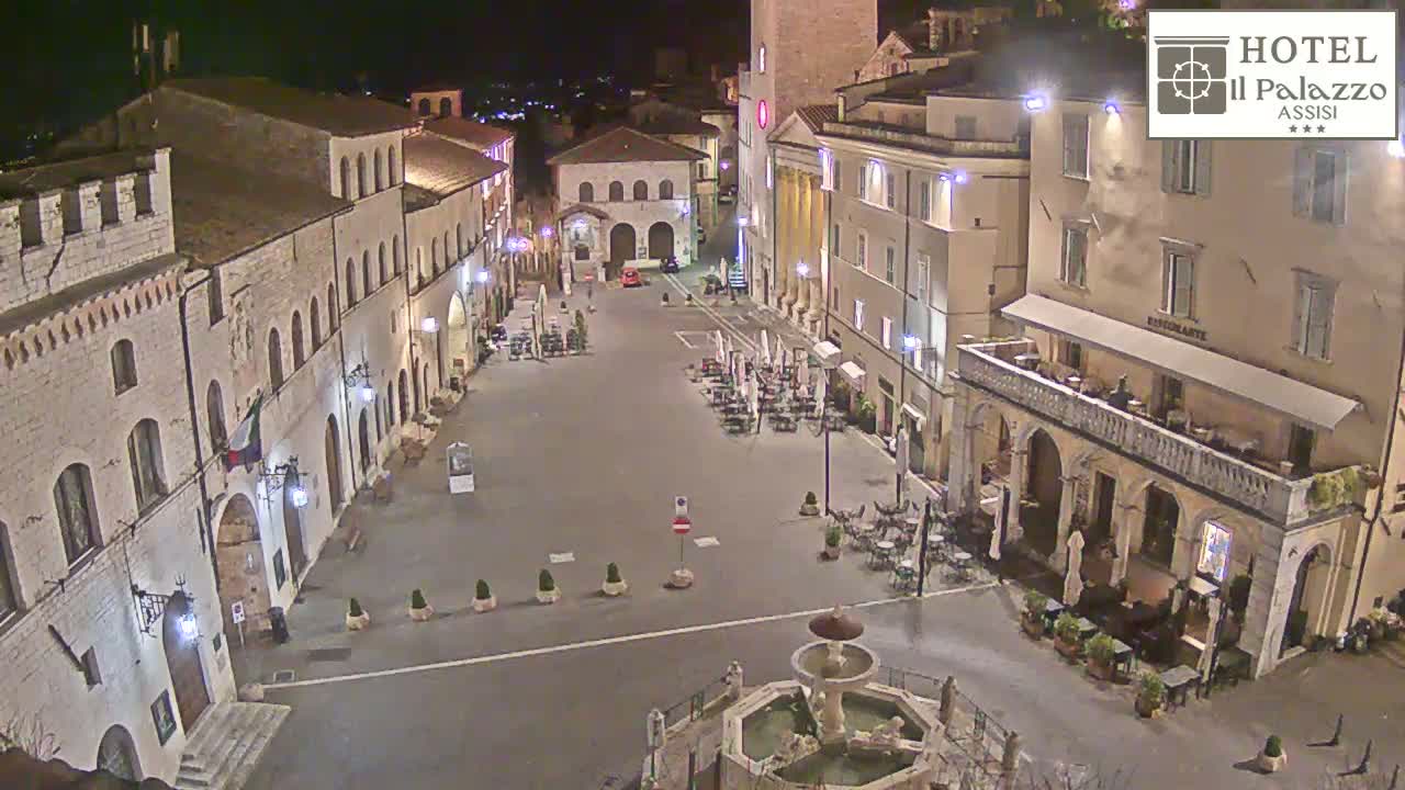 Assisi Piazza del Comune Square - Perugia, Umbria, Italy