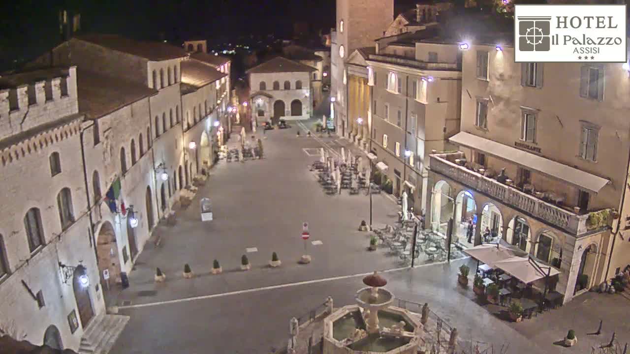 Assisi Piazza del Comune Square - Perugia, Umbria, Italy