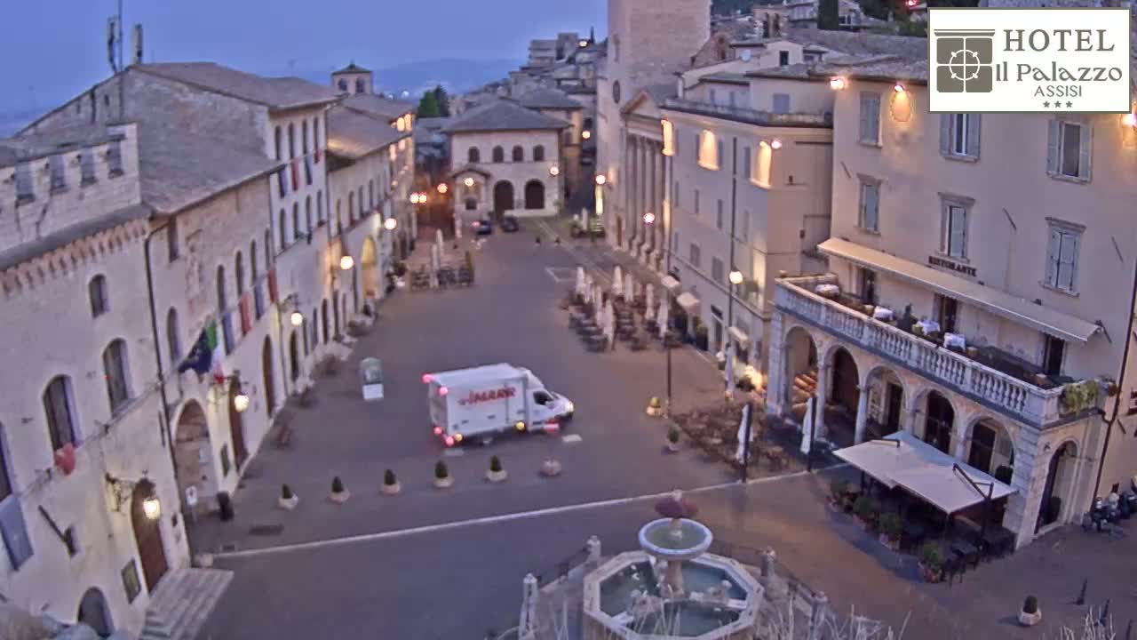Assisi Piazza del Comune Square - Perugia, Umbria, Italy