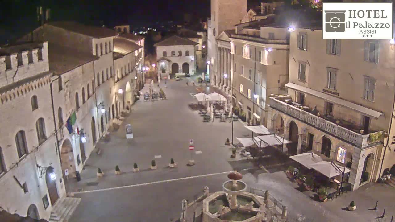 Assisi Piazza del Comune Square - Perugia, Umbria, Italy