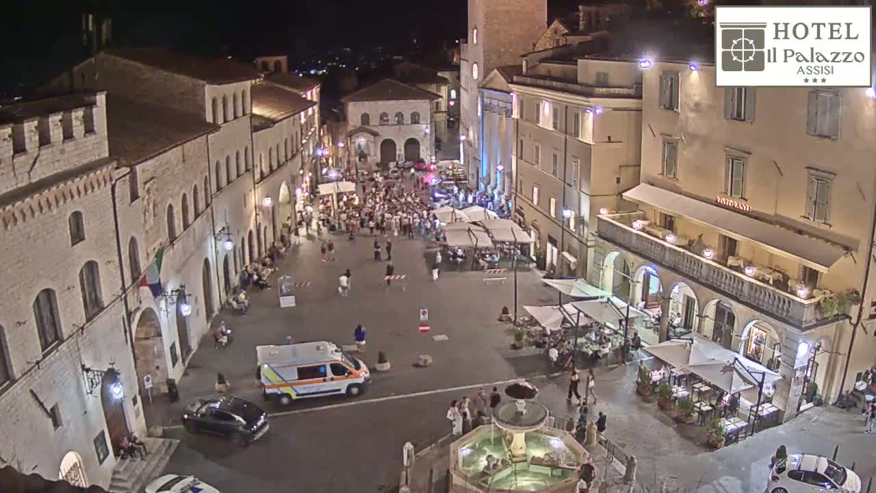 Assisi Piazza del Comune Square - Perugia, Umbria, Italy