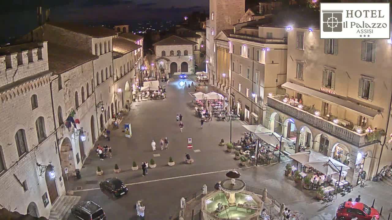 Assisi Piazza del Comune Square - Perugia, Umbria, Italy