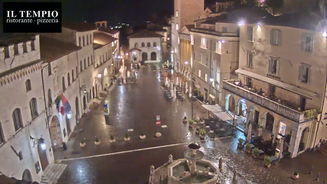 Assisi Piazza del Comune Square - Perugia, Umbria, Italy