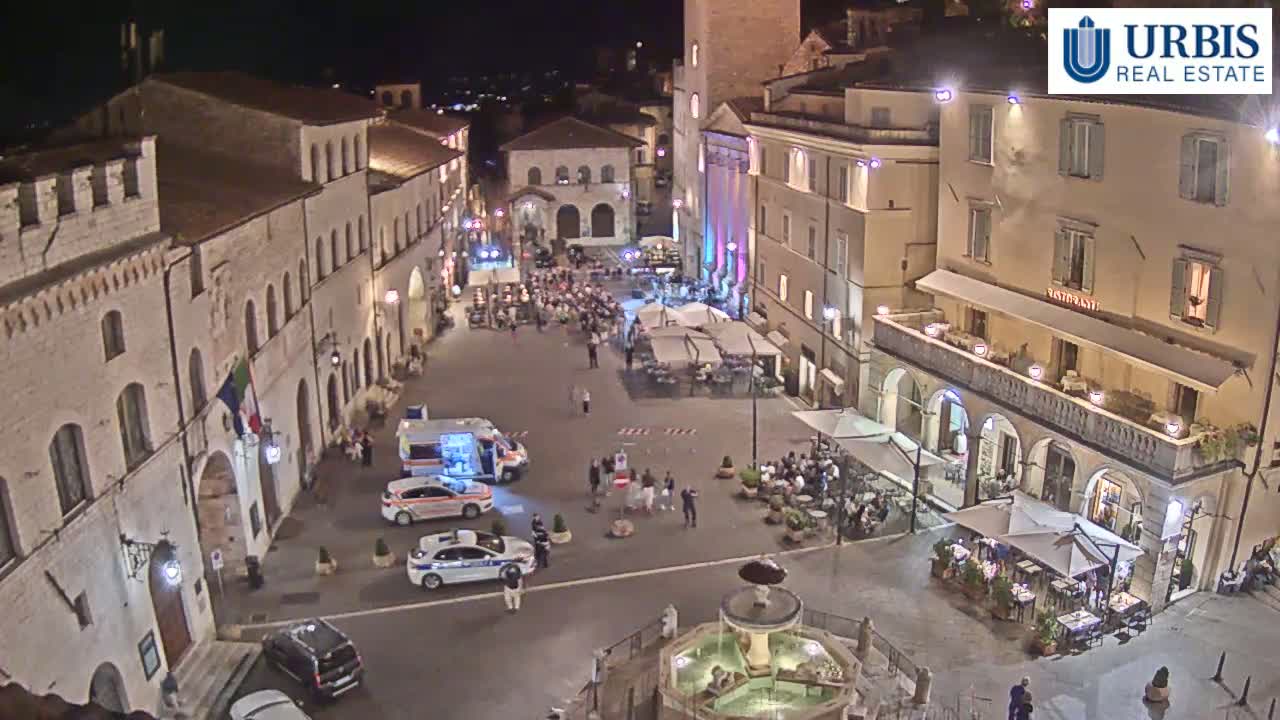 Assisi Piazza del Comune Square - Perugia, Umbria, Italy
