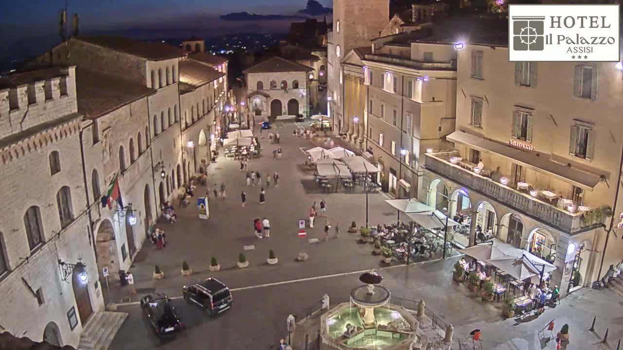 Assisi Piazza del Comune Square - Perugia, Umbria, Italy