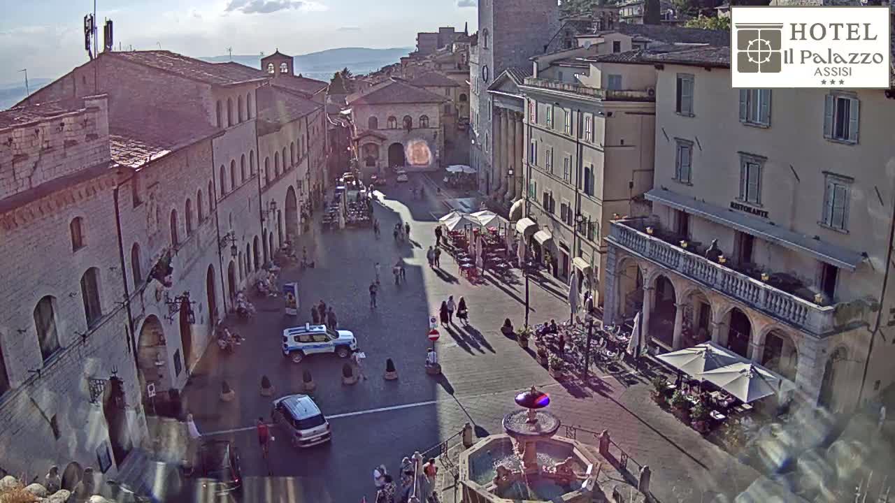 Assisi Piazza del Comune Square - Perugia, Umbria, Italy