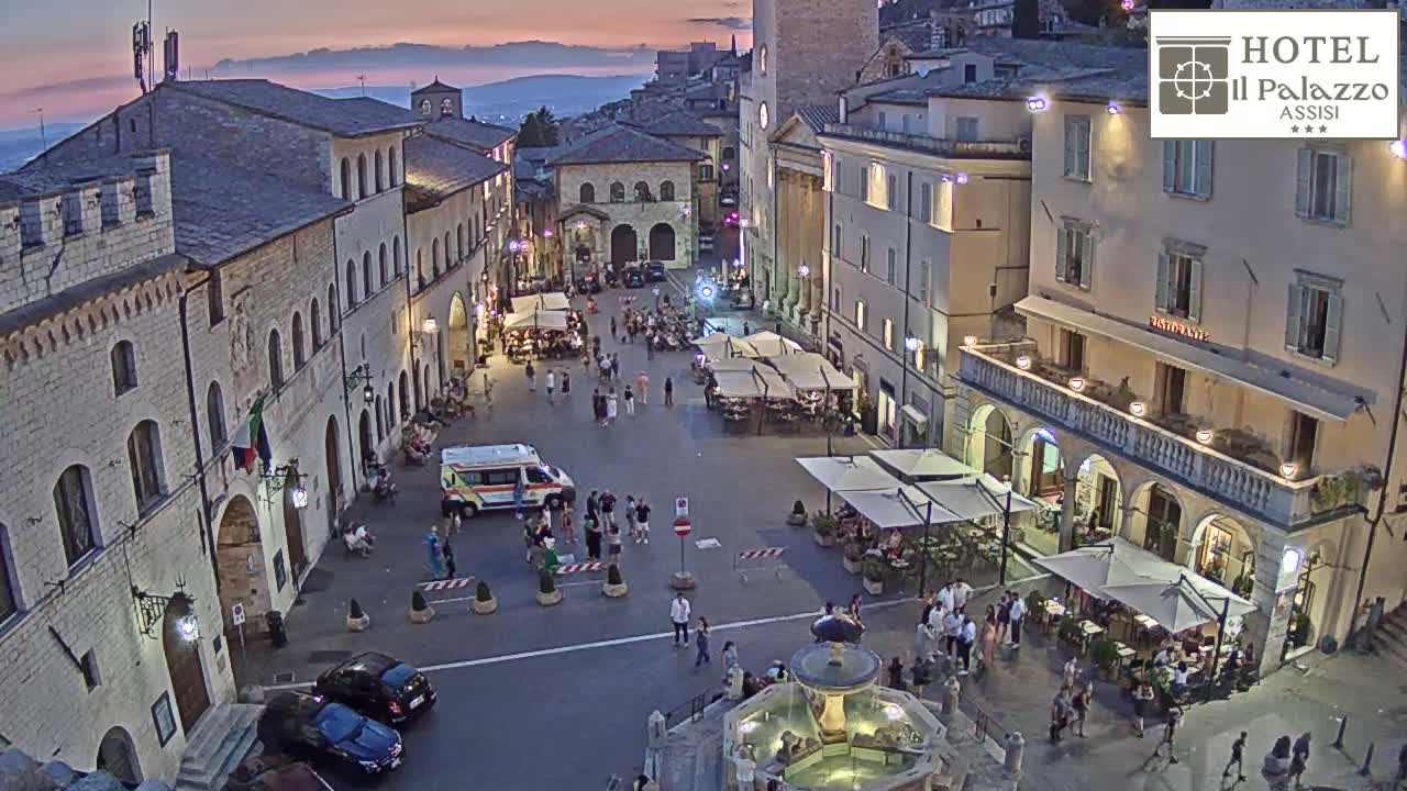 Assisi Piazza del Comune Square - Perugia, Umbria, Italy