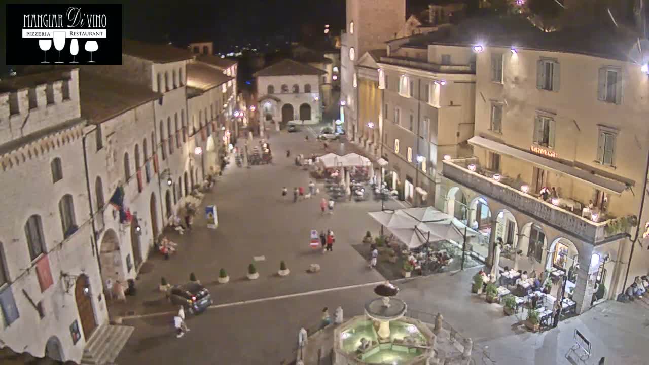Assisi Piazza del Comune Square - Perugia, Umbria, Italy