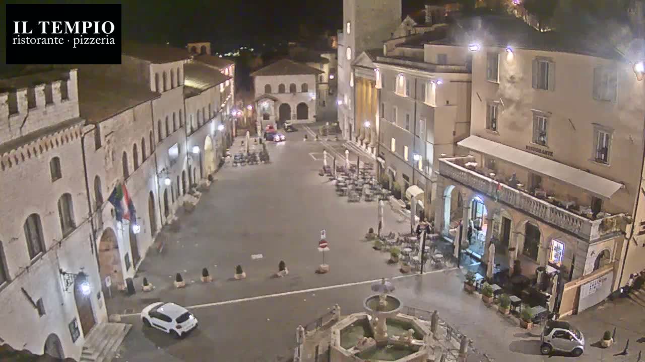 Assisi Piazza del Comune Square - Perugia, Umbria, Italy