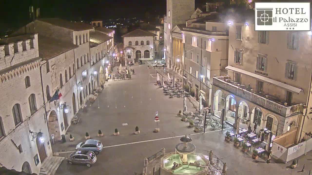 Assisi Piazza del Comune Square - Perugia, Umbria, Italy