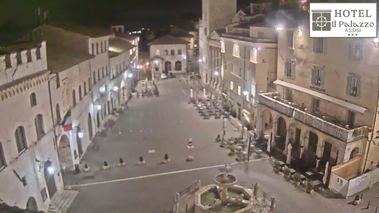 Assisi Piazza del Comune Square - Perugia, Umbria, Italy