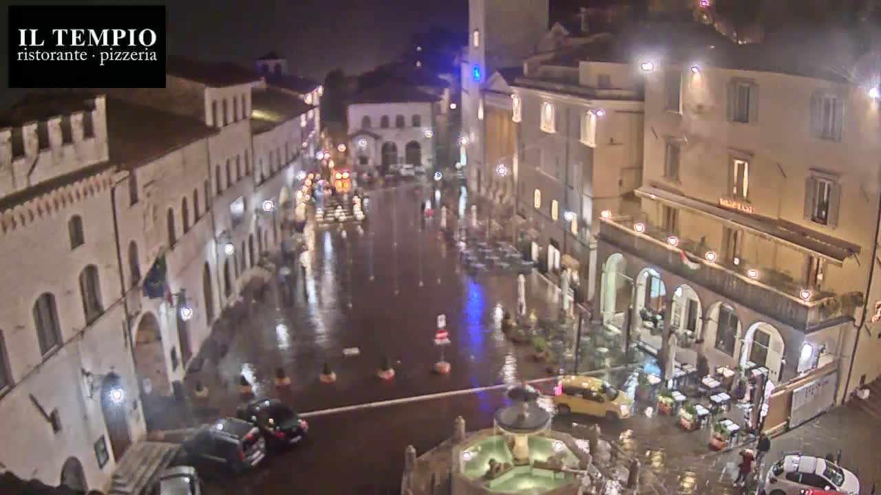 Assisi Piazza del Comune Square - Perugia, Umbria, Italy