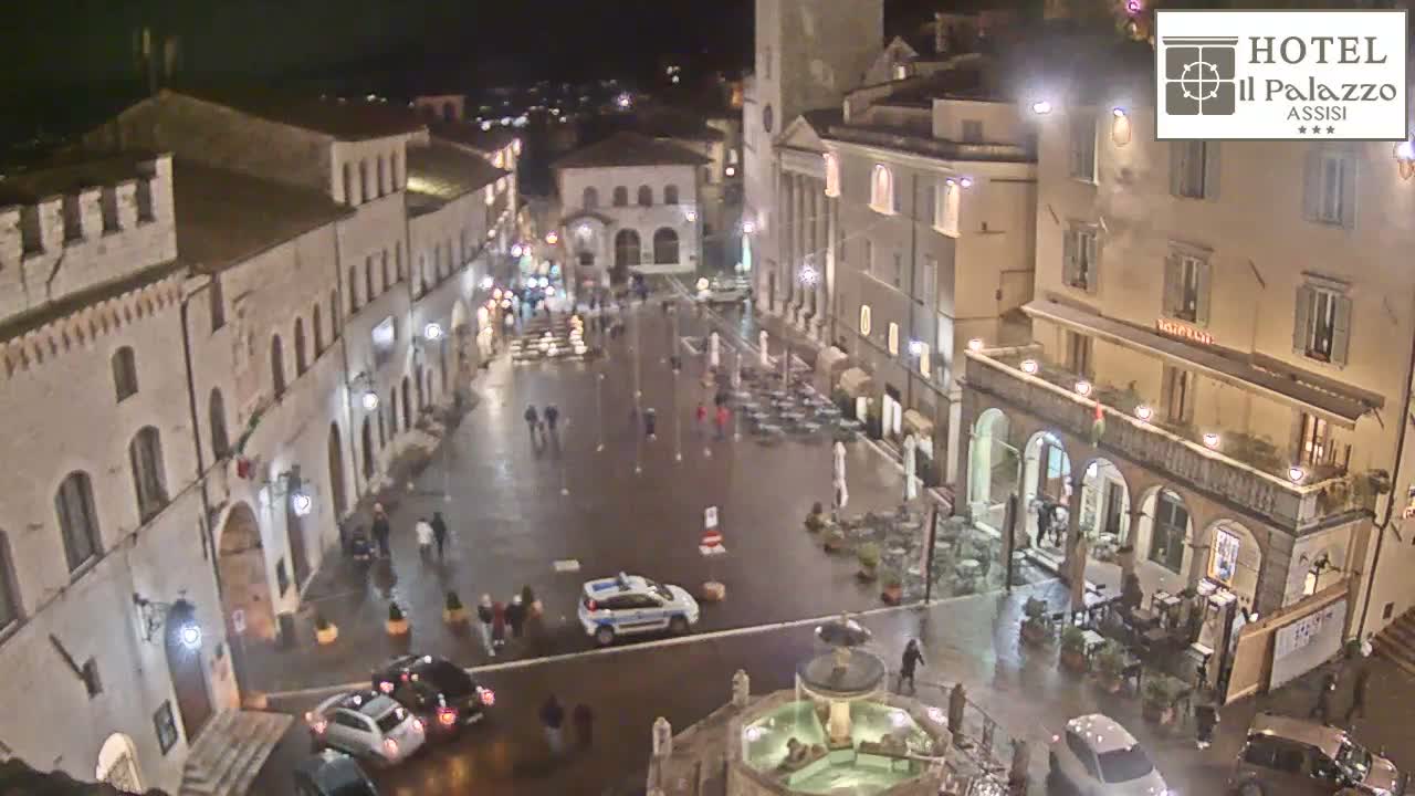 Assisi Piazza del Comune Square - Perugia, Umbria, Italy