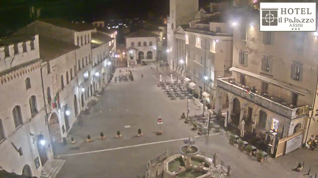 Assisi Piazza del Comune Square - Perugia, Umbria, Italy