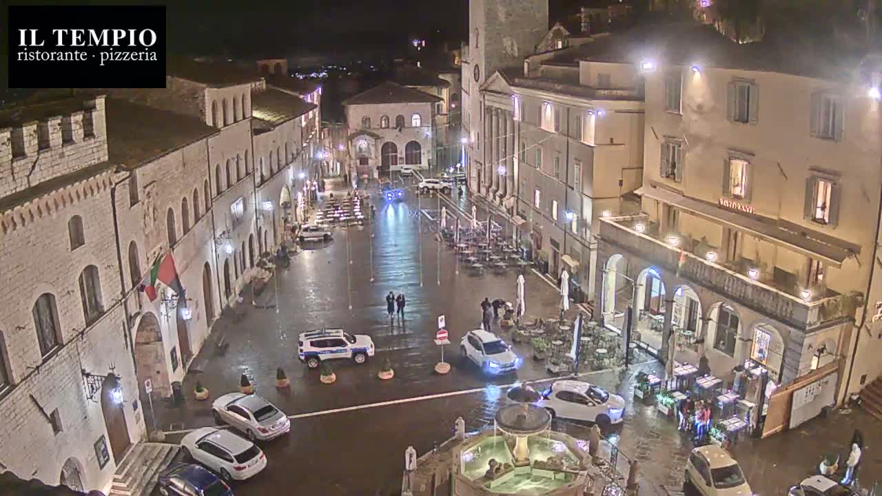 Assisi Piazza del Comune Square - Perugia, Umbria, Italy