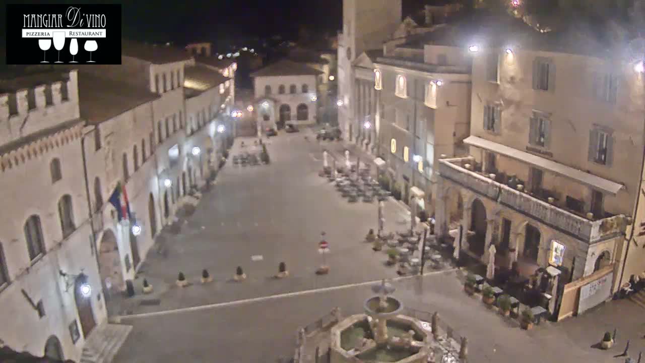 Assisi Piazza del Comune Square - Perugia, Umbria, Italy