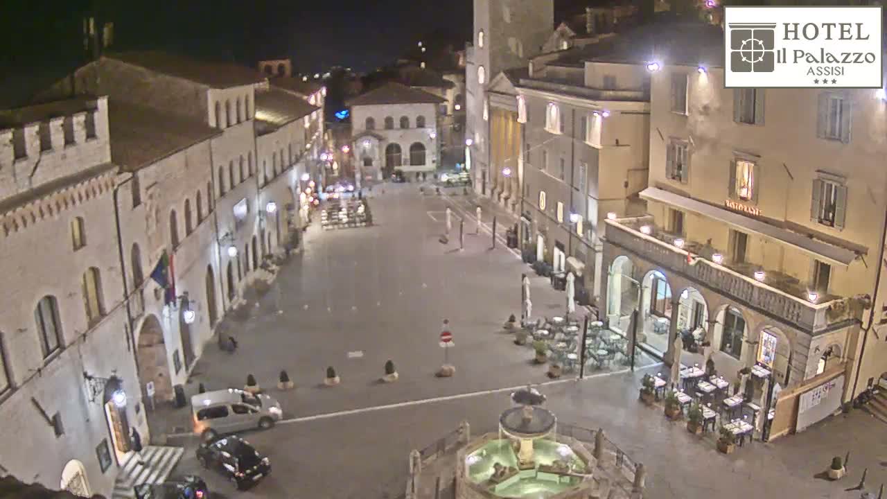 Assisi Piazza del Comune Square - Perugia, Umbria, Italy