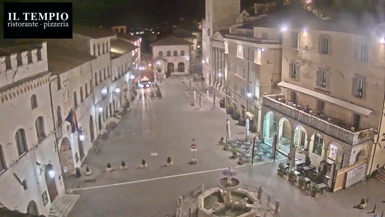 Assisi Piazza del Comune Square - Perugia, Umbria, Italy